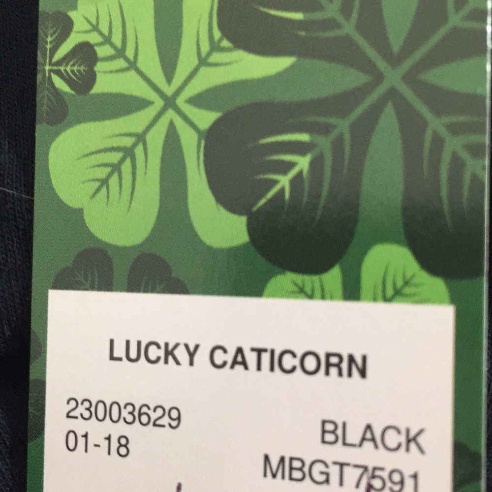 Lucky Cat Unicorn Cat St Patrick Day Small T-Shirt - Picture 5 of 5